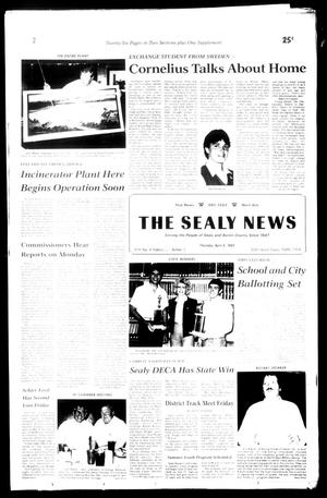 Primary view of object titled 'The Sealy News (Sealy, Tex.), Vol. 97, No. 3, Ed. 1 Thursday, April 5, 1984'.