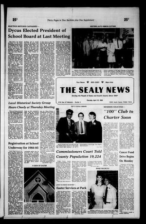 Primary view of object titled 'The Sealy News (Sealy, Tex.), Vol. 97, No. 5, Ed. 1 Thursday, April 19, 1984'.