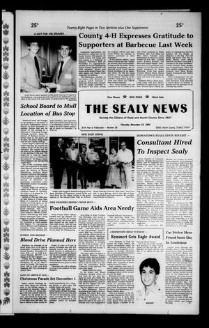 The Sealy News (Sealy, Tex.), Vol. 97, No. 36, Ed. 1 Thursday, November 22, 1984