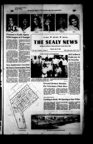 Primary view of object titled 'The Sealy News (Sealy, Tex.), Vol. 98, No. 18, Ed. 1 Thursday, July 18, 1985'.