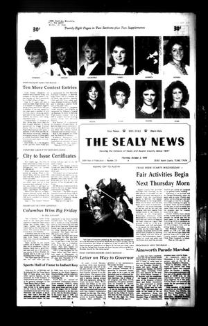 The Sealy News (Sealy, Tex.), Vol. 98, No. 29, Ed. 1 Thursday, October 3, 1985