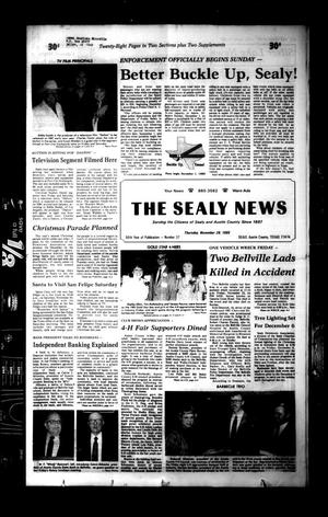The Sealy News (Sealy, Tex.), Vol. 98, No. 37, Ed. 1 Thursday, November 28, 1985
