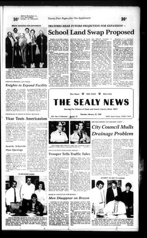 Primary view of object titled 'The Sealy News (Sealy, Tex.), Vol. 98, No. 49, Ed. 1 Thursday, February 20, 1986'.