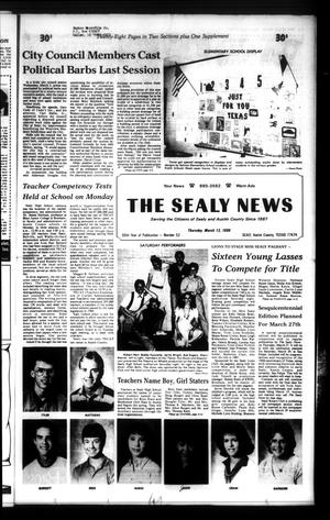 The Sealy News (Sealy, Tex.), Vol. 98, No. 52, Ed. 1 Thursday, March 13, 1986