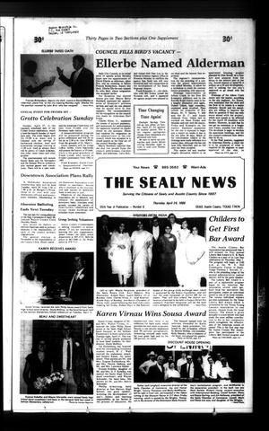 The Sealy News (Sealy, Tex.), Vol. 99, No. 6, Ed. 1 Thursday, April 24, 1986