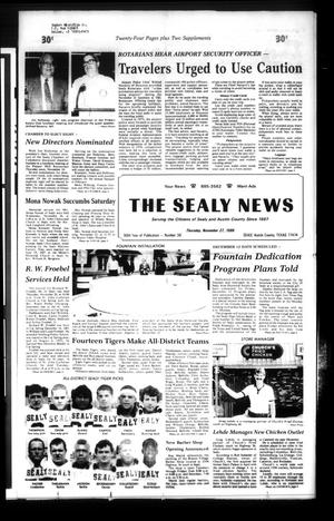 The Sealy News (Sealy, Tex.), Vol. 99, No. 38, Ed. 1 Thursday, November 27, 1986