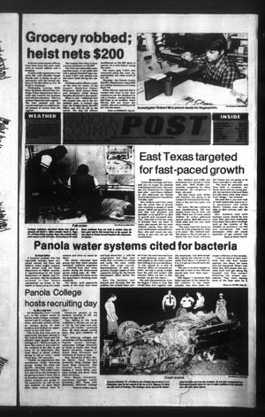 Primary view of object titled 'Panola County Post (Carthage, Tex.), Vol. 12, No. 32, Ed. 1 Sunday, November 17, 1985'.