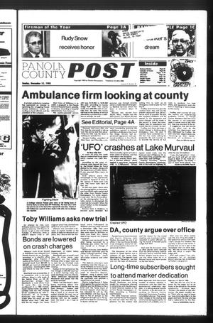Panola County Post (Carthage, Tex.), Vol. 12, No. 36, Ed. 1 Sunday, December 15, 1985