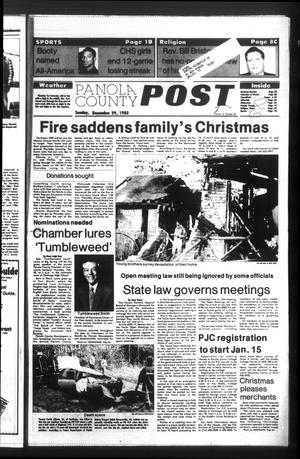 Panola County Post (Carthage, Tex.), Vol. 12, No. 38, Ed. 1 Sunday, December 29, 1985