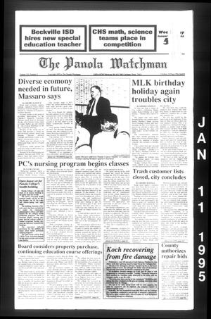 The Panola Watchman (Carthage, Tex.), Vol. 122, No. 4, Ed. 1 Wednesday, January 11, 1995