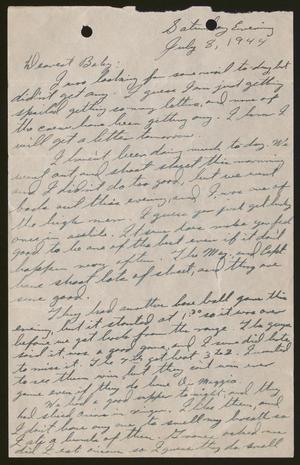 [Letter from Joe Davis to Catherine Davis - July 8, 1944]