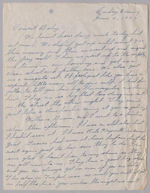 [Letter from Joe Davis to Catherine Davis - June 4, 1944]