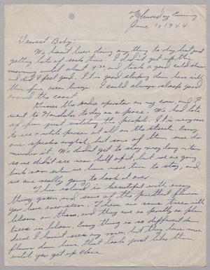 [Letter from Joe Davis to Catherine Davis - June 1, 1944]