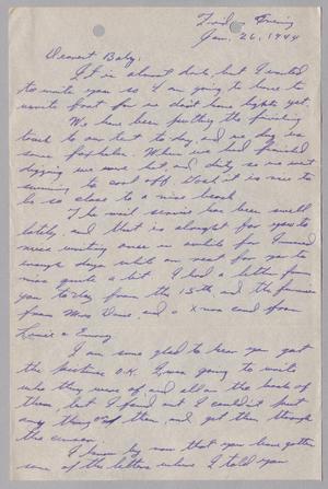 [Letter from Joe Davis to Catherine Davis - January 26, 1945]