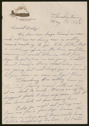 [Letter from Joe Davis to Catherine Davis - May 18, 1944]