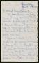 Primary view of [Letter from Catherine Davis to Joe Davis - January 4, 1945]