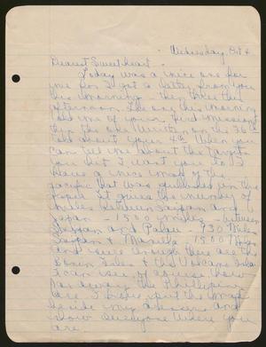 [Letter from Catherine Davis to Joe Davis - October 4, 1944]