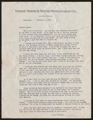 [Letter from Catherine Davis to Joe Davis - November 1, 1944]
