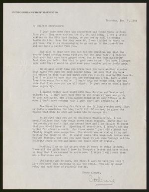 [Letter from Catherine Davis to Joe Davis - December 7, 1944]
