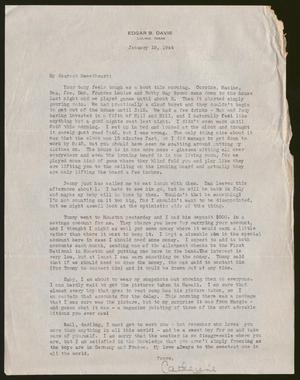 [Letter from Catherine Davis to Joe Davis - January 18, 1945]
