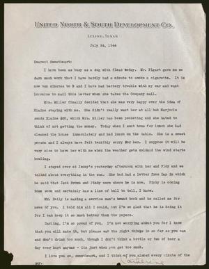 [Letter from Catherine Davis to Joe Davis - July 24, 1944]