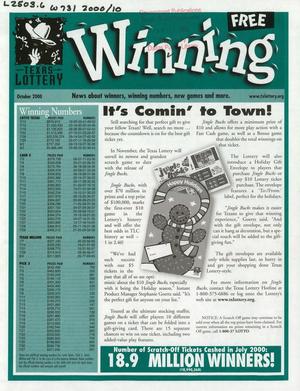 Primary view of object titled 'Winning, October 2000'.