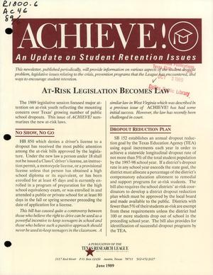 Achieve!, June 1989