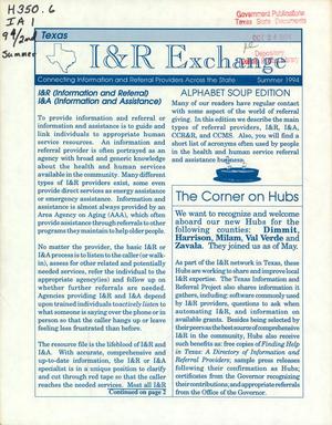 Texas I&R Exchange, Summer 1994
