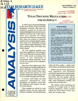 Analysis, Volume 13, Number 12, December 1992