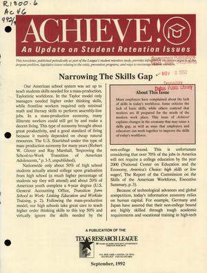Primary view of object titled 'Achieve!, September 1992'.