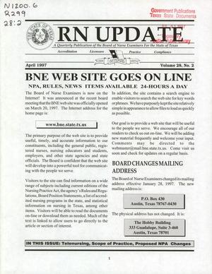 RN Update, Volume 28, Number 2, April 1997