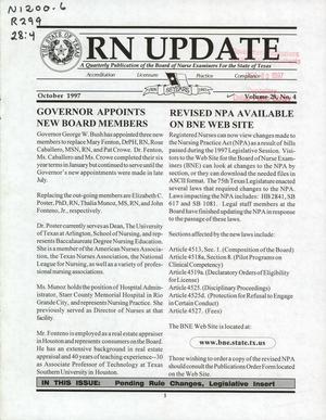 RN Update, Volume 28, Number 4, October 1997