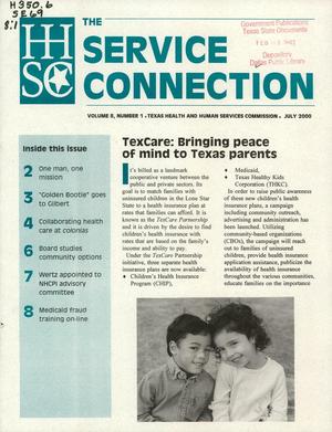 Primary view of object titled 'The Service Connection, Volume 8, Number 1, July 2000'.
