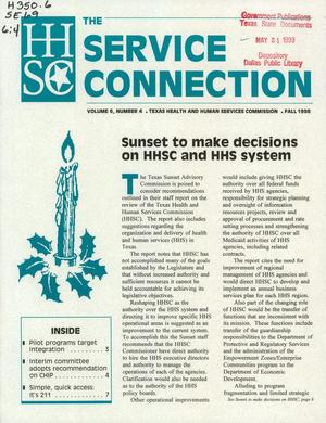 The Service Connection, Volume 6, Number 4, Fall 1998
