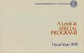 Thumbnail image of item number 3 in: 'Texas Rehabilitation Commission Special Programs Status Report: 1974'.
