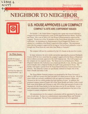 Neighbor to Neighbor, November 1997