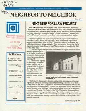 Neighbor to Neighbor, June 1996