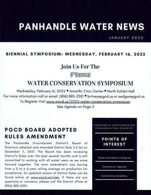Primary view of object titled 'Panhandle Water News, January 2022'.