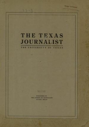 The Texas Journalist, Volume 3, Number 2, January 1917