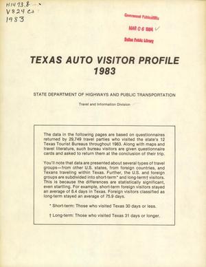 Texas Auto Visitor Survey Report: 1983