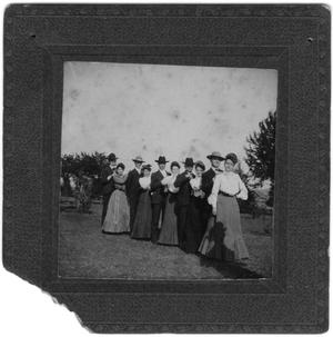 Primary view of object titled 'A Group of People in McKinney'.