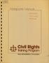 Book: Civil Rights Training Program: Participant's Manual