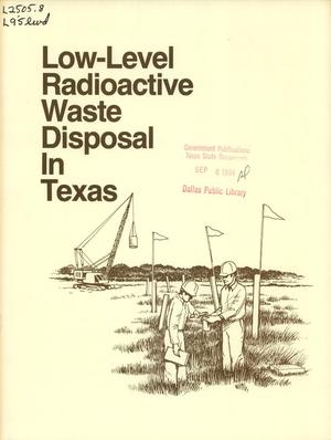 Low-Level Radioactive Waste Disposal in Texas