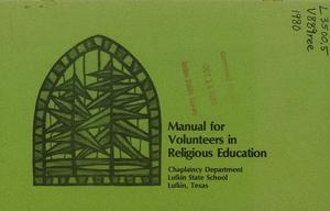 Manuals for Volunteers in Religious Education