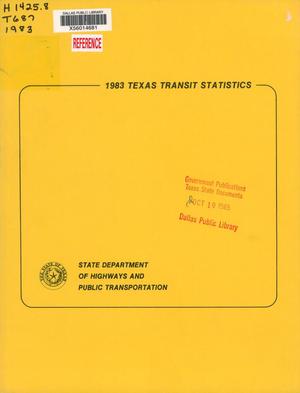 Texas Transit Statistics: 1983