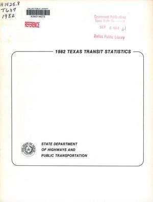 Primary view of object titled 'Texas Transit Statistics: 1982'.