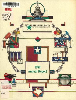 Primary view of object titled 'Texas Research League Annual Report: 1989'.