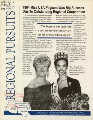 Regional Pursuits, Volume 9 March 1994