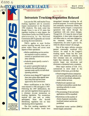Analysis, Volume 14, Number 5, May 1993