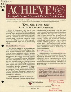 Achieve!, March 1991
